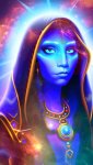 Blue Alien Shaman ✨ LightCodes.jpg