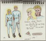 32 dibujos de diferentes extraterrestres que han visitado al contactado Ray Kosulandich.jpg